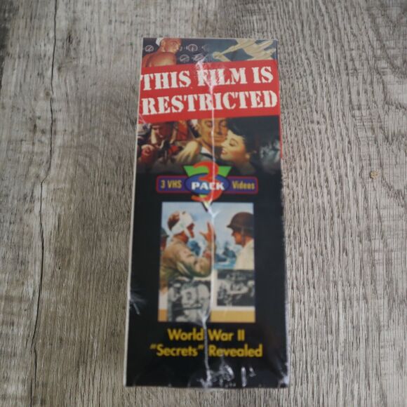 NEW The World War II 3 VHS Tape Set WW2 Film is Restricted Secrets Revealed - Picture 4 of 6